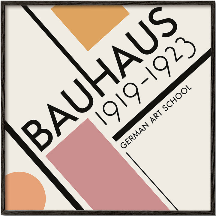 Lisslune | COLORFUL BAUHAUS NO.3 POSTER - Square