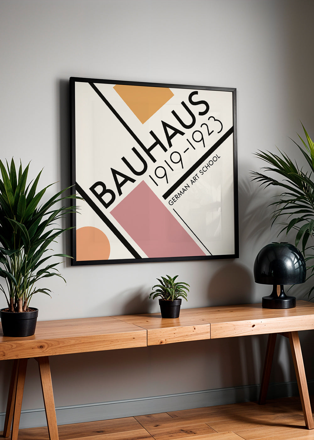 Lisslune | COLORFUL BAUHAUS NO.3 POSTER - Square