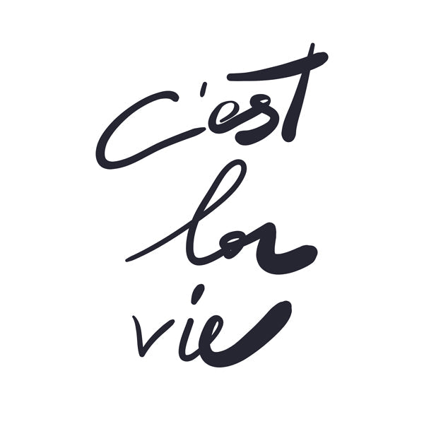 Lisslune | c'est la vie poster - Square