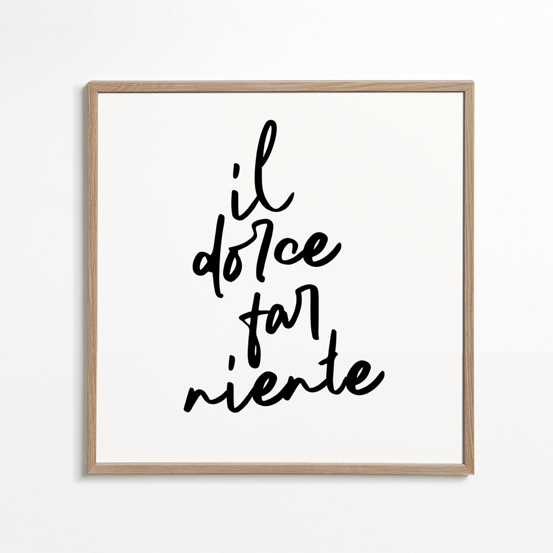 Lisslune | The sweet doing nothing Poster - Square