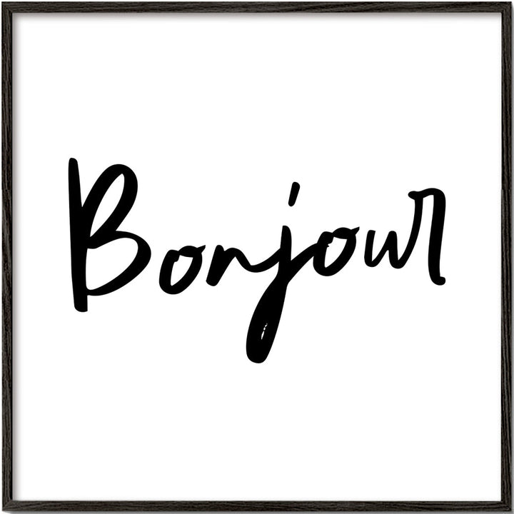 Lisslune | Bonjour Poster - Square