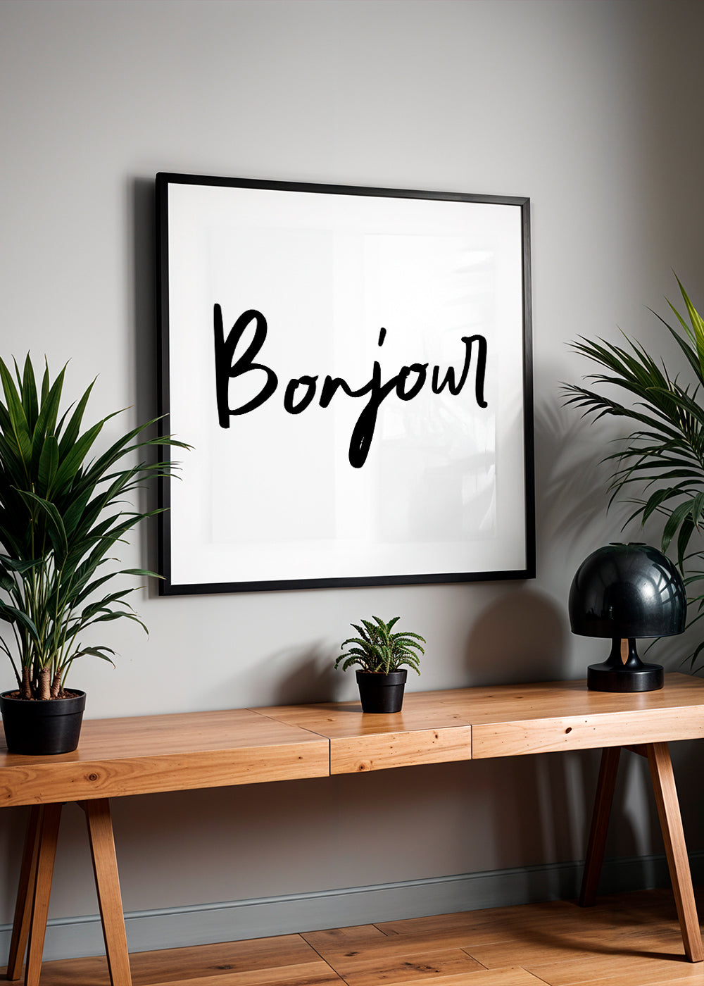 Lisslune | Bonjour Poster - Square