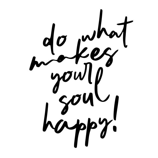 Lisslune | Do what brings joy to your soul Quotes Poster - Square