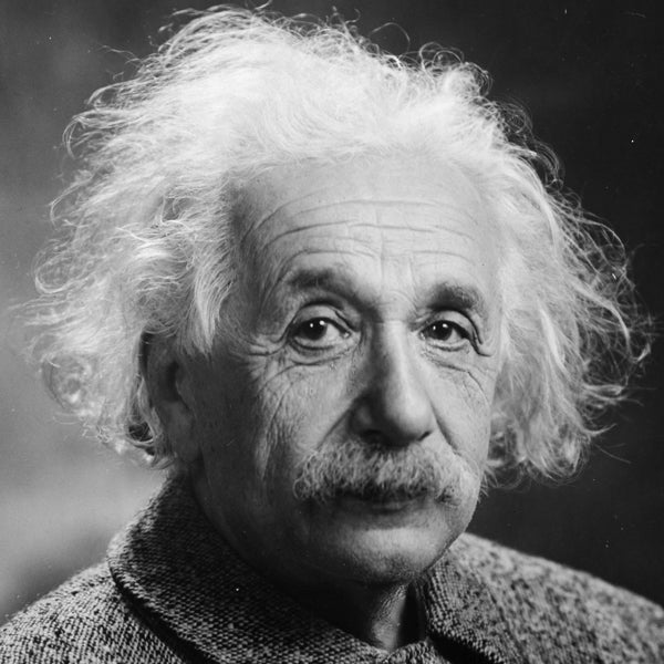 Lisslune | Albert Einstein Vintage photography - Square