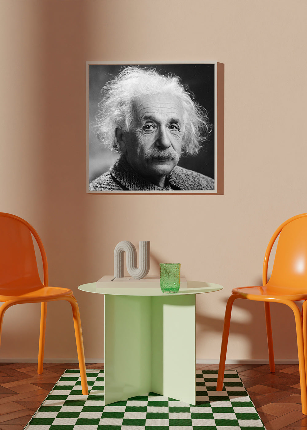 Lisslune | Albert Einstein Vintage photography - Square