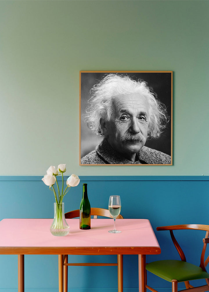 Lisslune | Albert Einstein Vintage photography - Square