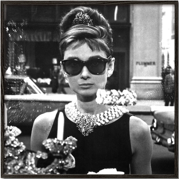 Lisslune | Audrey Hepburn in Breakfast at Tiffany's Vintage photography. - Square