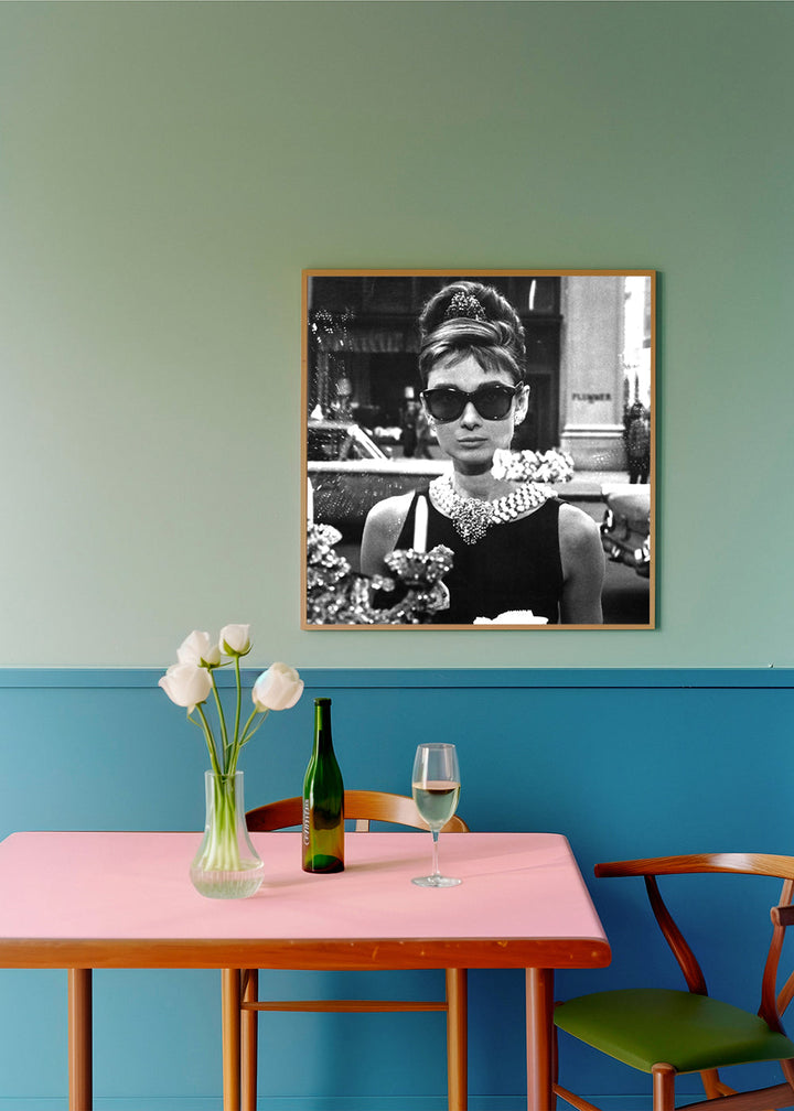 Lisslune | Audrey Hepburn in Breakfast at Tiffany's Vintage photography. - Square