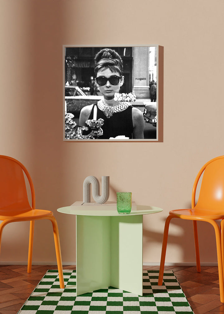 Lisslune | Audrey Hepburn in Breakfast at Tiffany's Vintage photography. - Square
