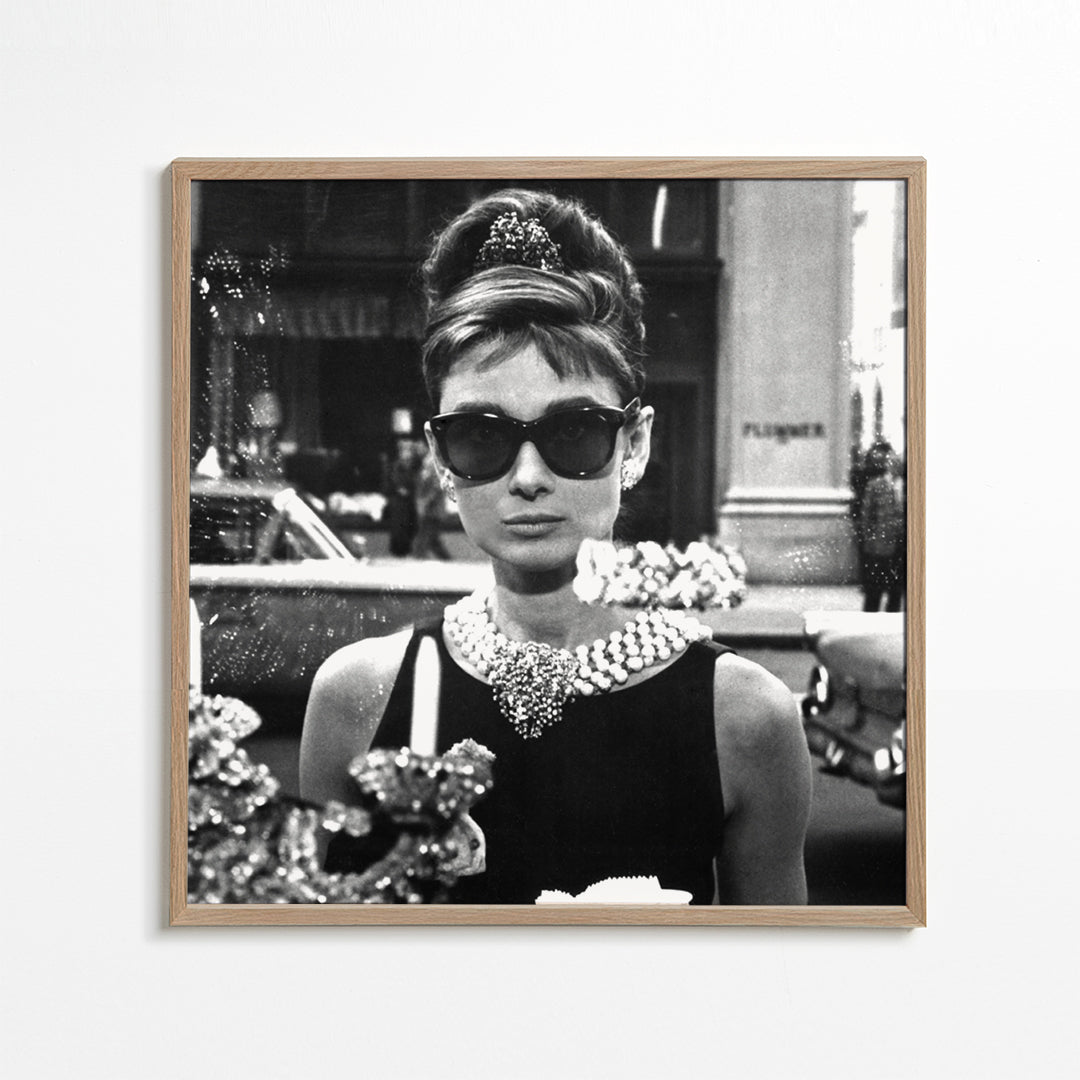 Lisslune | Audrey Hepburn in Breakfast at Tiffany's Vintage photography. - Square