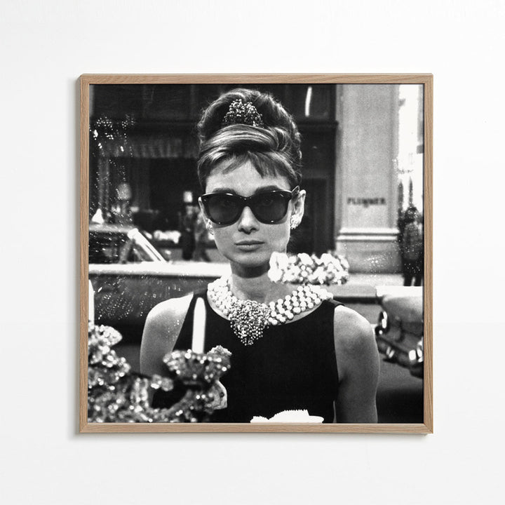 Lisslune | Audrey Hepburn in Breakfast at Tiffany's Vintage photography. - Square