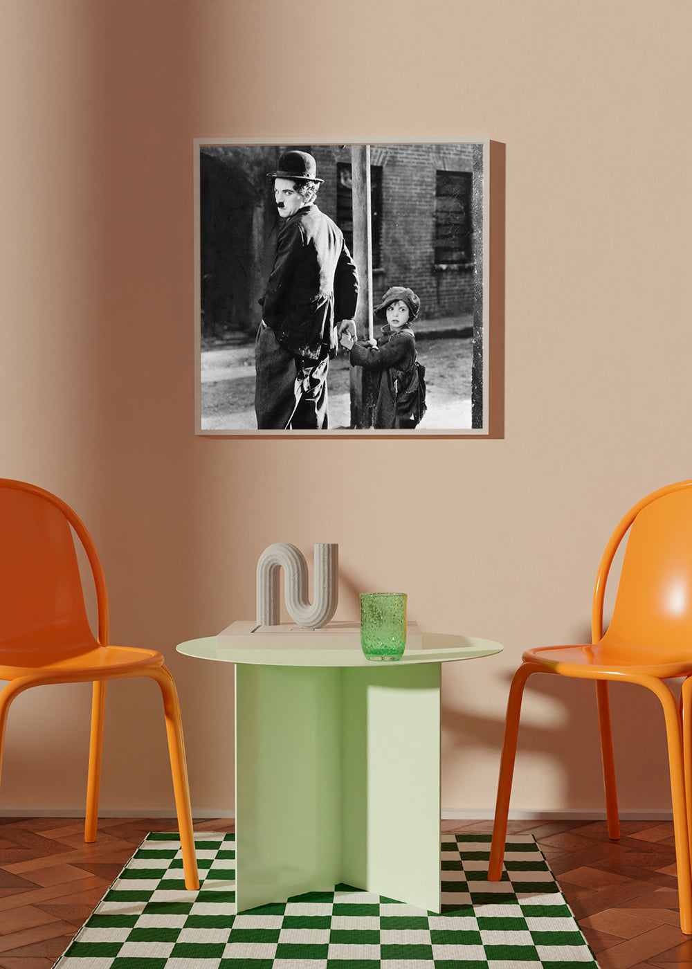 Lisslune | Charlie Chaplin Vintage photo - Square
