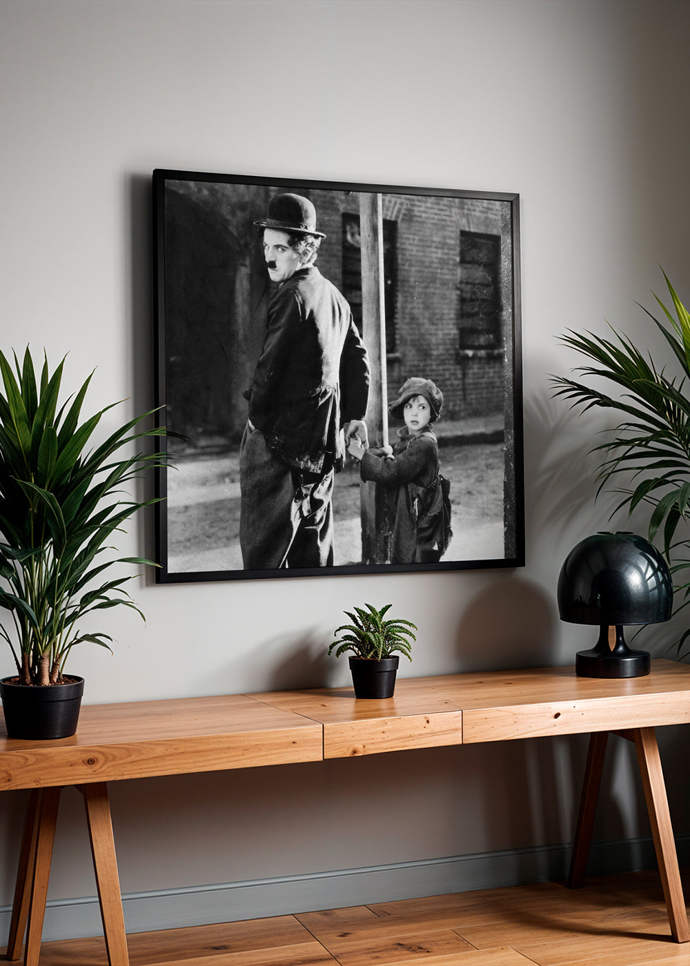 Lisslune | Charlie Chaplin Vintage photo - Square