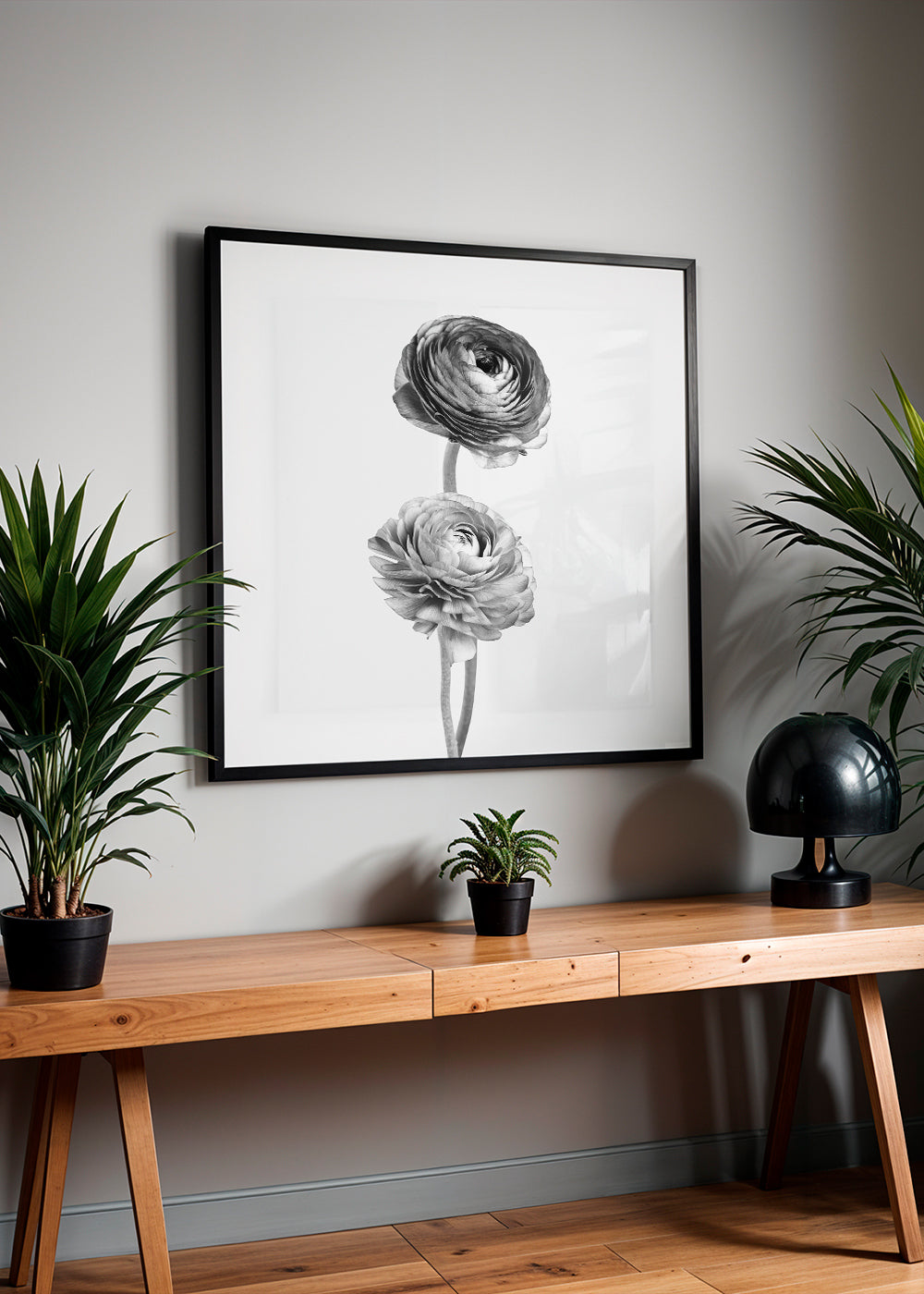 Lisslune | Flower black-white photographs - Square