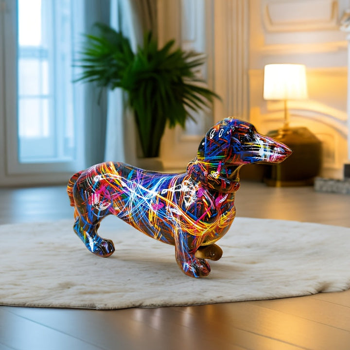 Lisslune | Graffiti Dachshund Sculpture