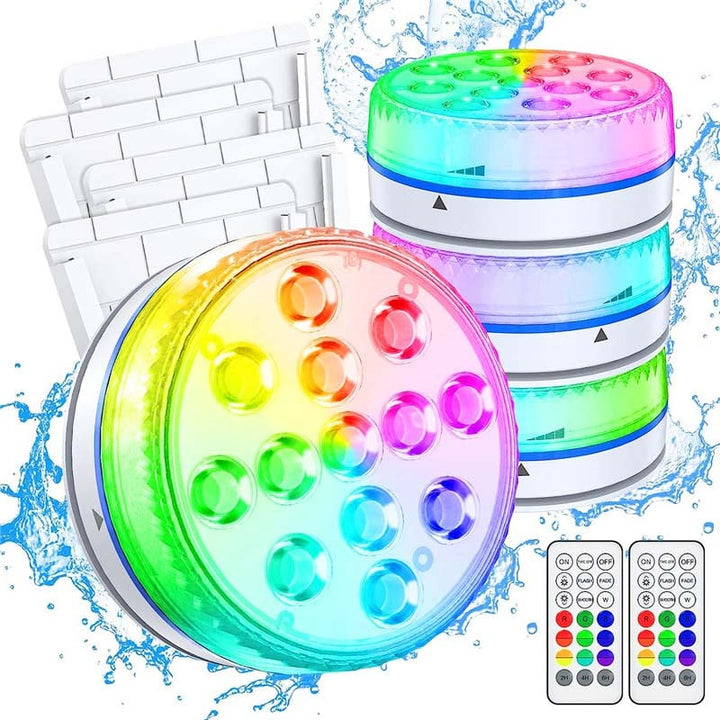 Lisslune | Double-layer waterproof self-adhesive LED pool light