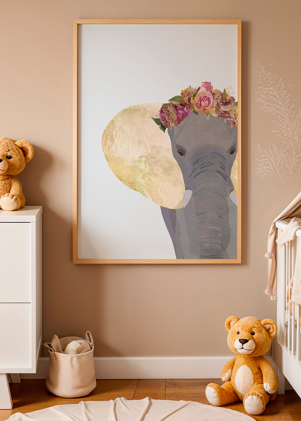 Lisslune | Boho golden elephant