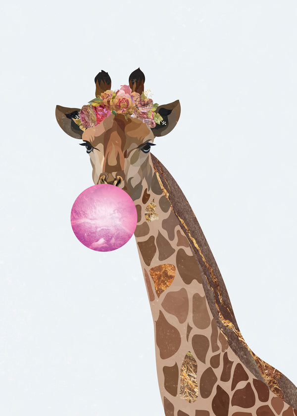Lisslune | Giraffe at the carnival white