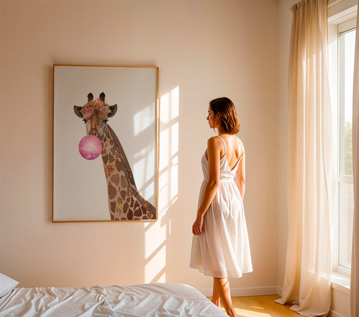 Lisslune | Giraffe at the carnival white