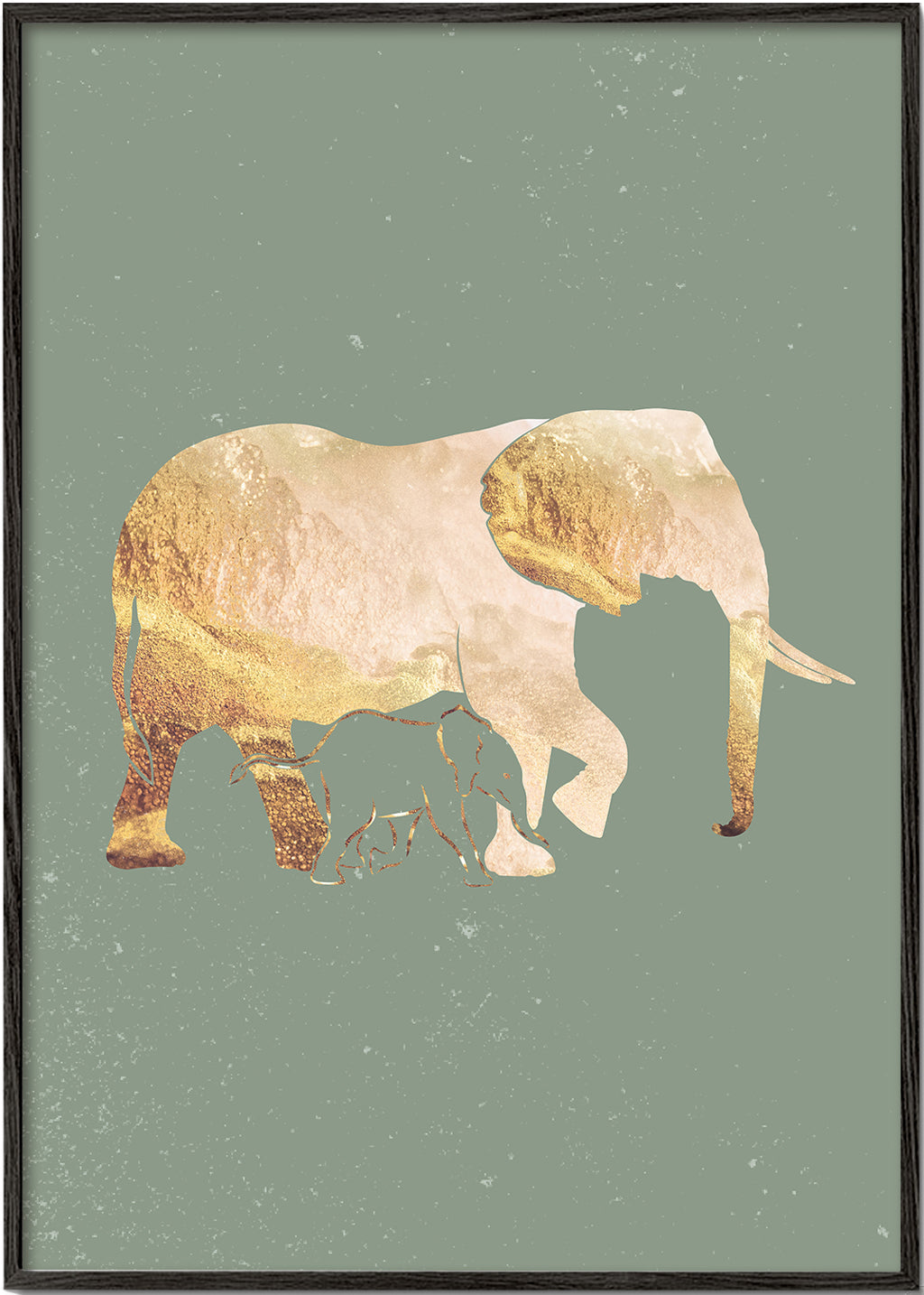 Lisslune | Golden Elephant Sage Green 1