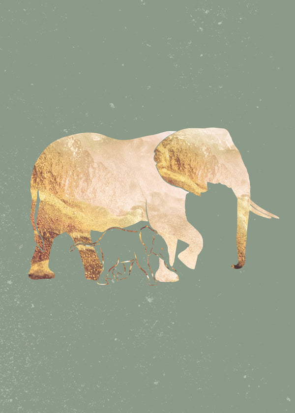 Lisslune | Golden Elephant Sage Green 1