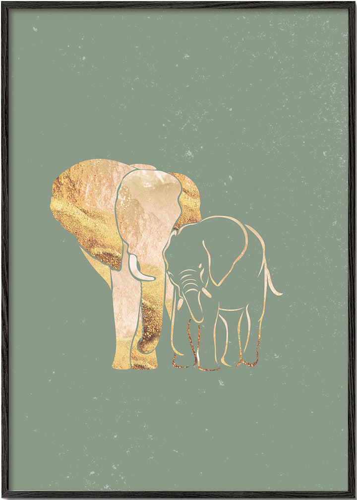 Lisslune | Golden Elephant Sage Green 2