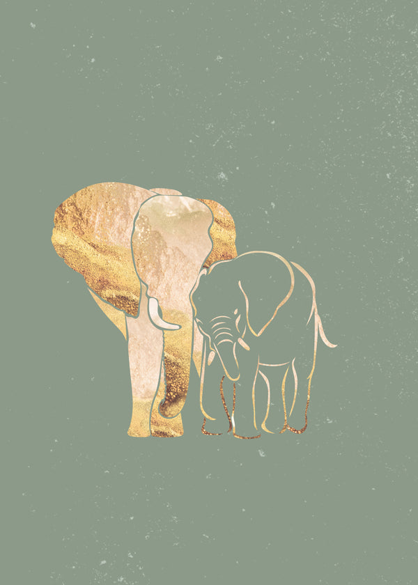 Lisslune | Golden Elephant Sage Green 2