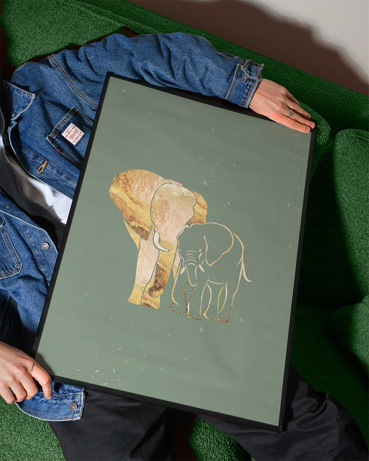 Lisslune | Golden Elephant Sage Green 2