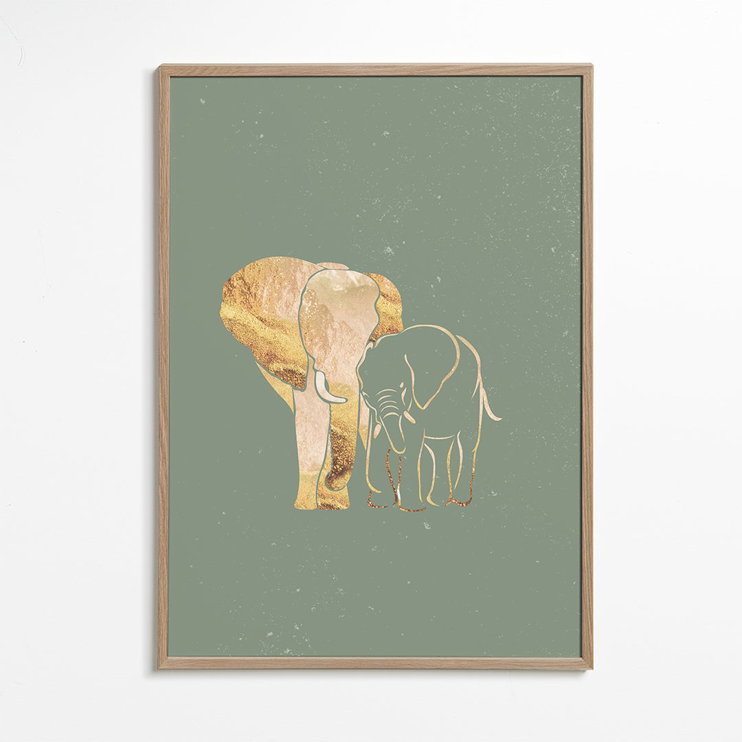 Lisslune | Golden Elephant Sage Green 2