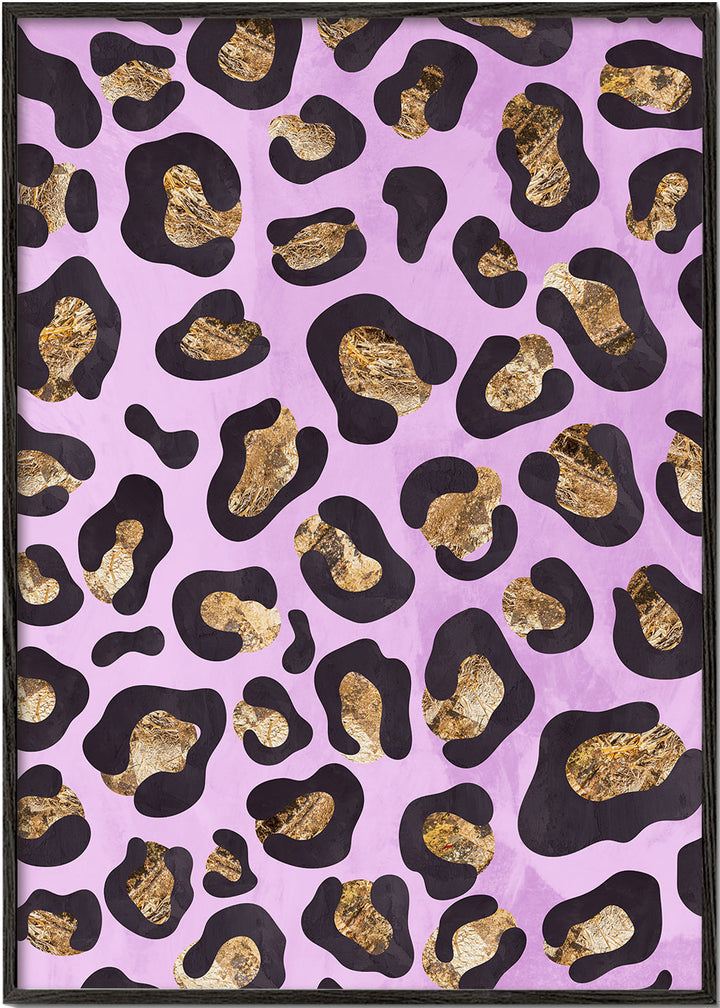 Lisslune | Gold Pink Leopard Pattern
