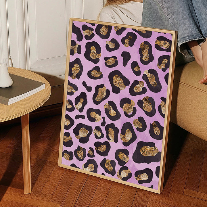 Lisslune | Gold Pink Leopard Pattern