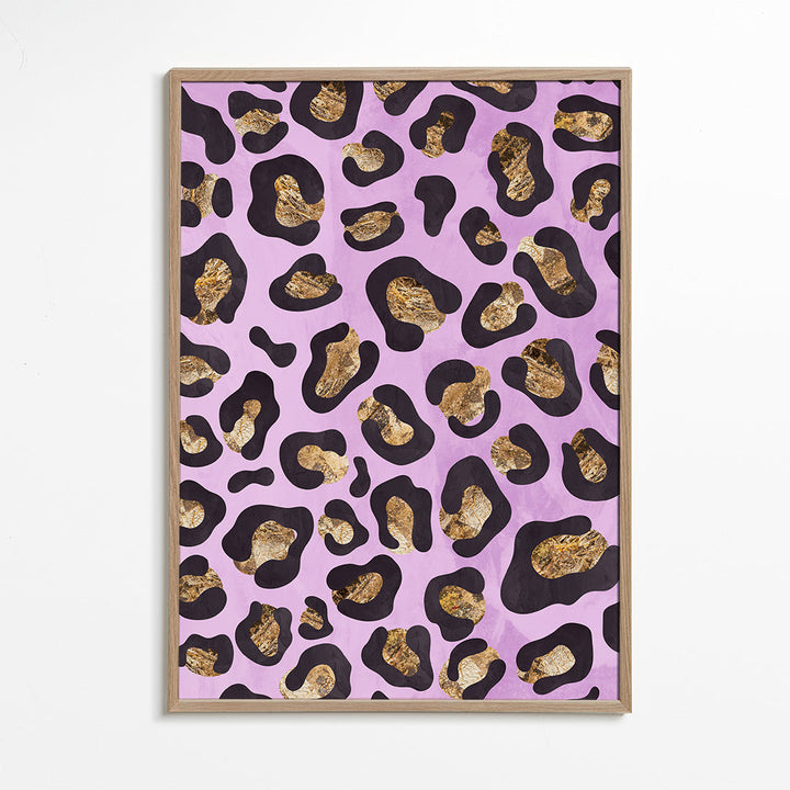 Lisslune | Gold Pink Leopard Pattern