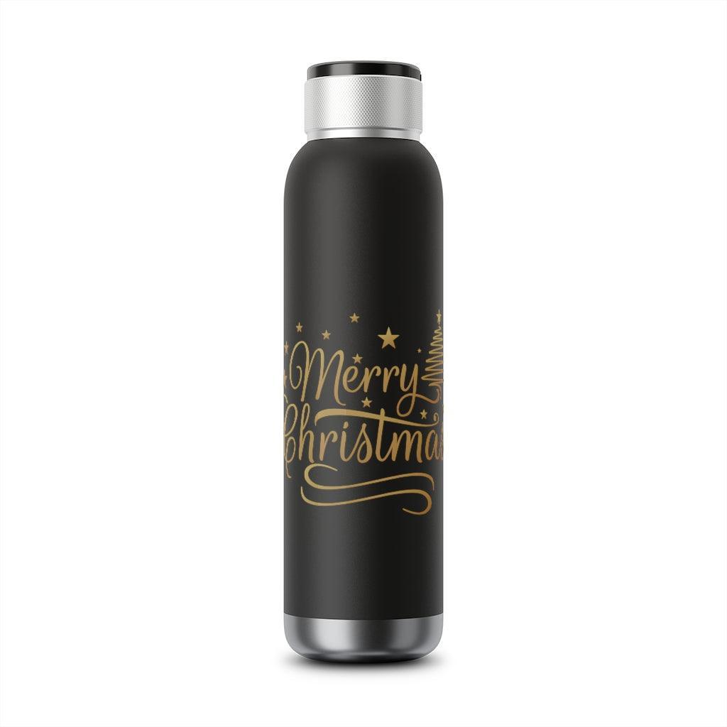 Lisslune | Holiday Harmony: Bluetooth Speaker & Insulated Bottle with LED Lighting - 22oz Music & Hydration Companion