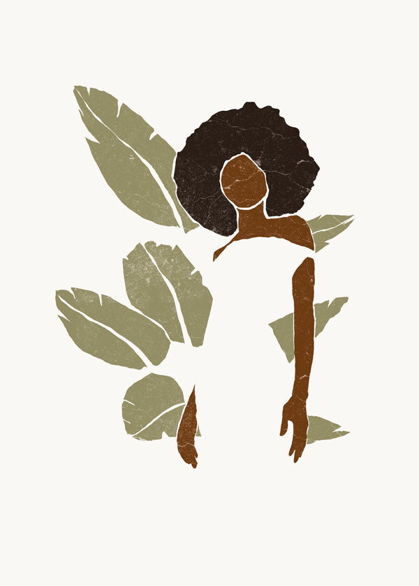 Lisslune | Boho Paradise Bird Leaves I