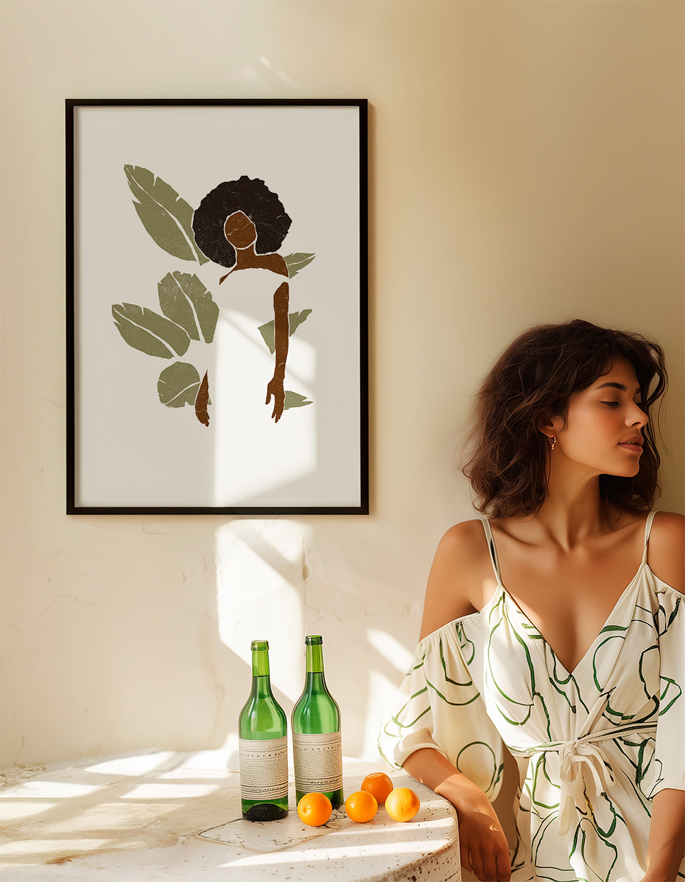 Lisslune | Boho Paradise Bird Leaves I