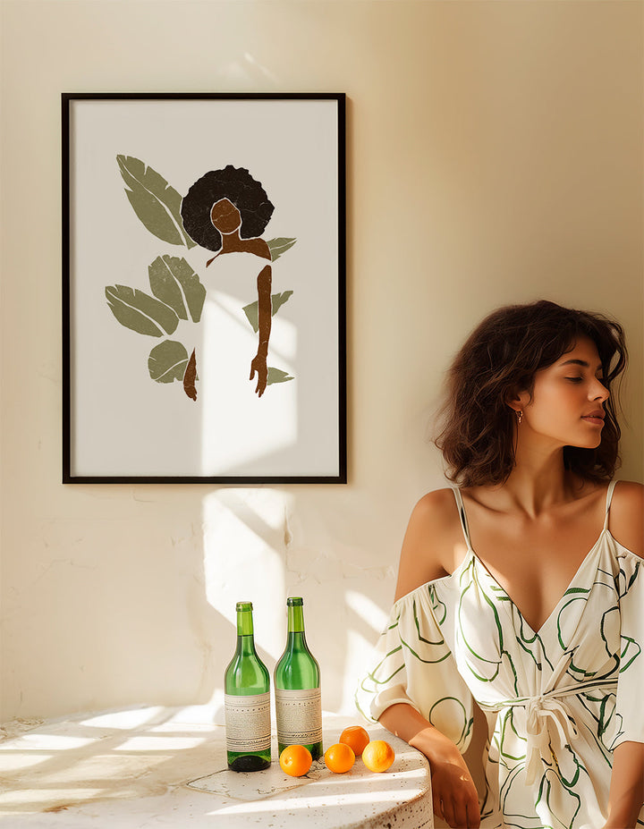 Lisslune | Boho Paradise Bird Leaves I