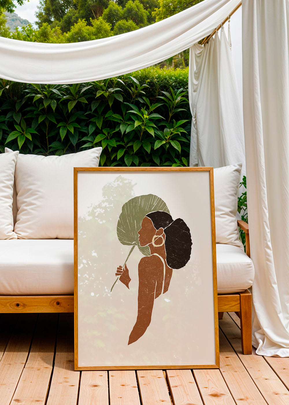 Lisslune | Boho Palmetto Fig Leaf I