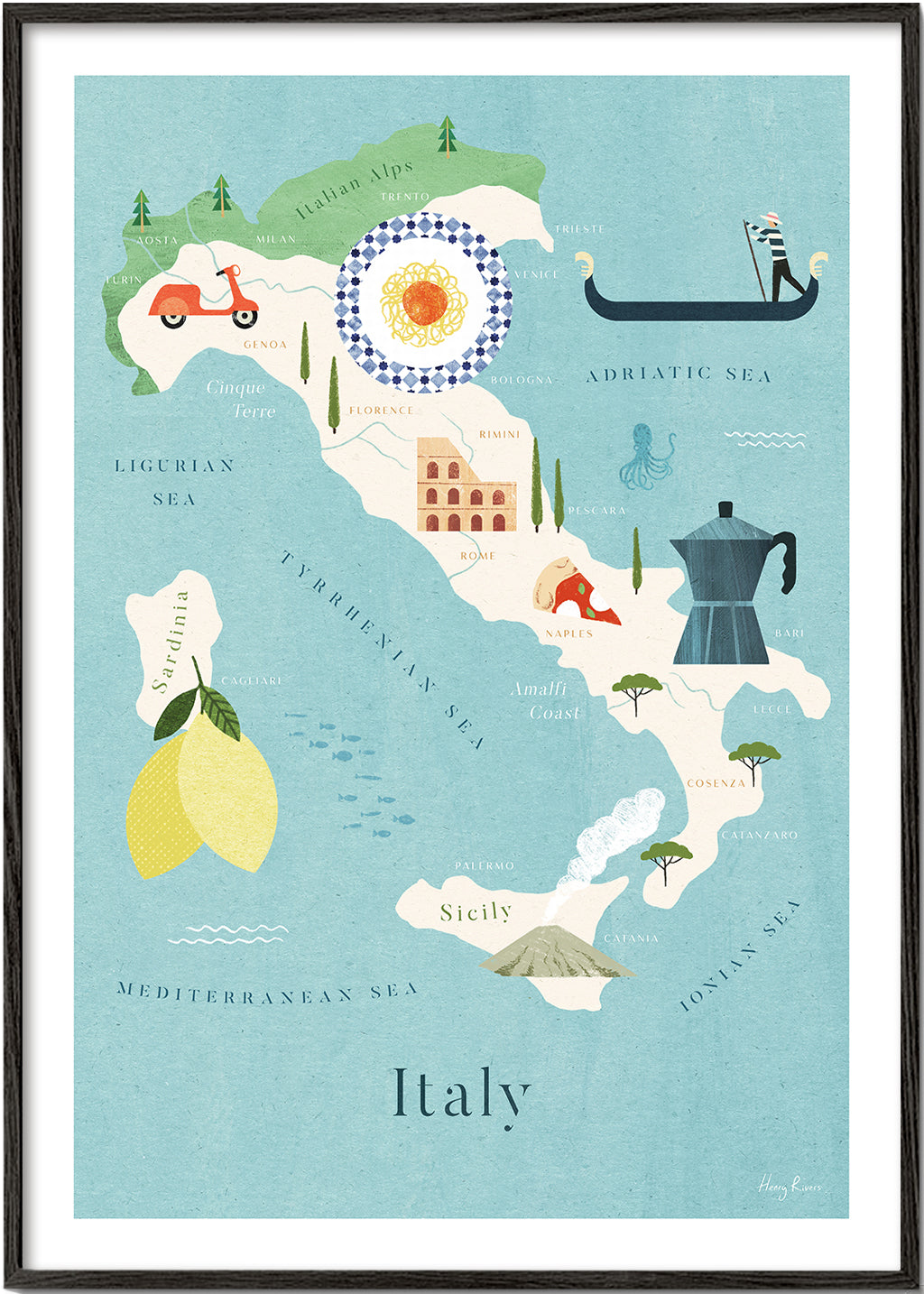 Lisslune | Italy map
