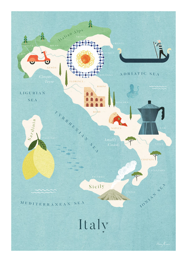 Lisslune | Italy map