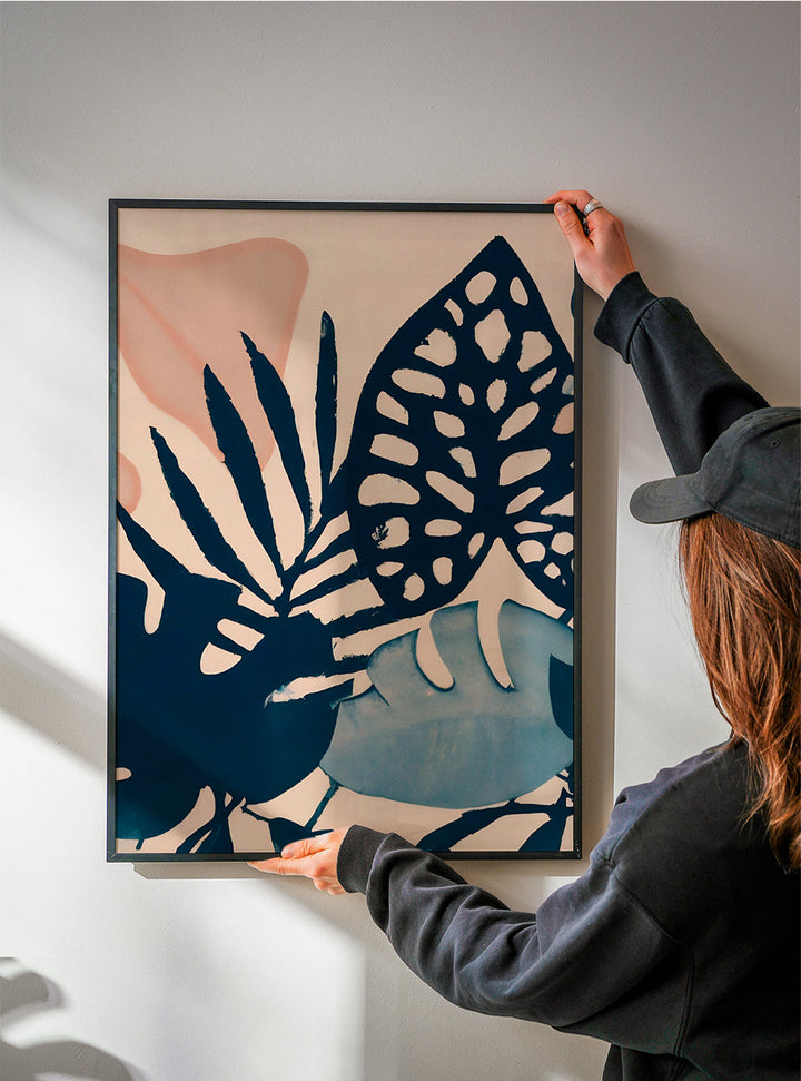 Lisslune | Powder Pink Leaves