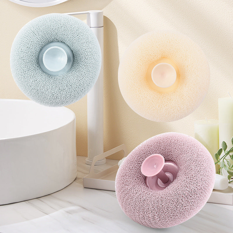 Lisslune | Super soft bath ball with suction cup with sunflower