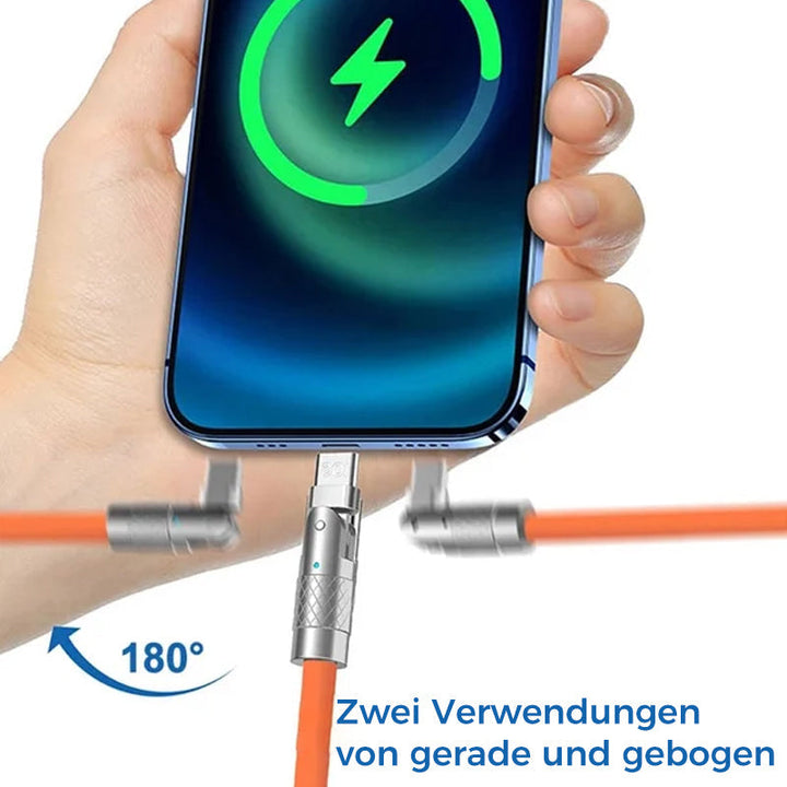 Lisslune | 180° rotatable rapid charging cable