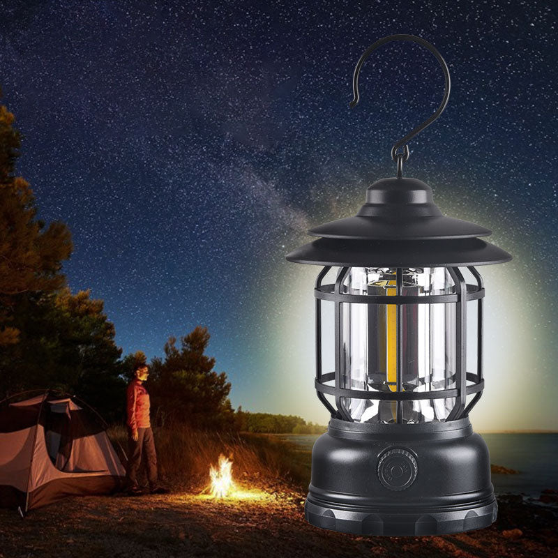 Lisslune | Contemporary Industrial Portable USB Rechargeable Camping Lamp Horse Lamp For Outdoor
