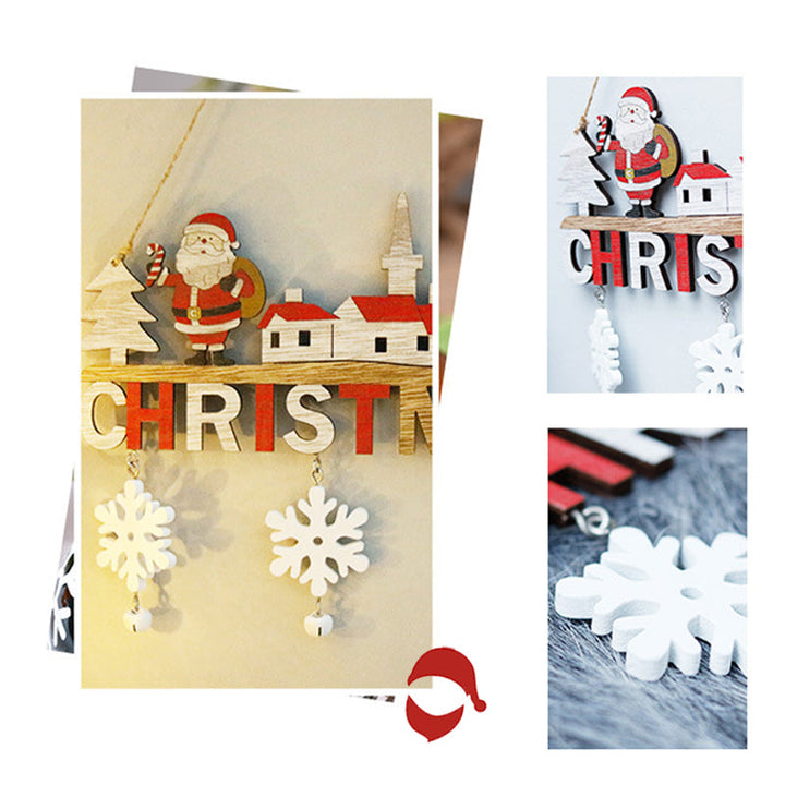 Lisslune | Creative Christmas wall decoration made of wood