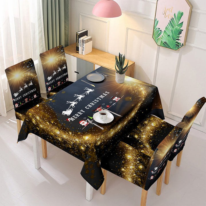 Lisslune | JoyTable Christmas Tablecloth – Festive Tablecloth made of Sustainable Fabric for the Holidays