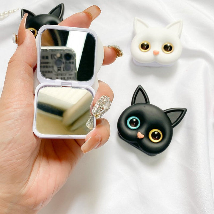 Lisslune | Portable 3D Cat Phone Holder with Makeup Mirror