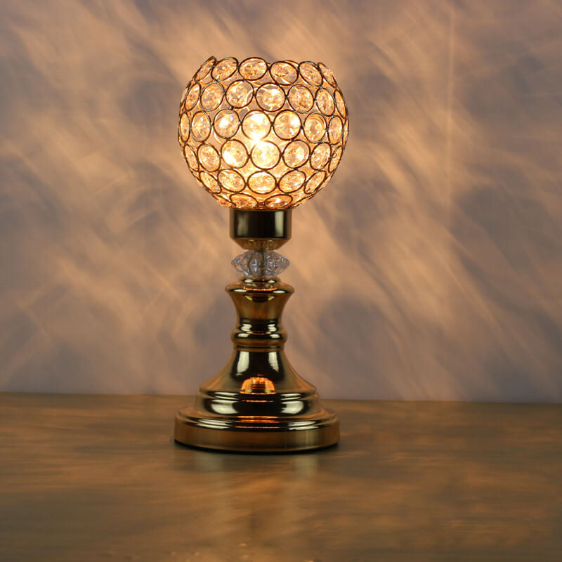 Lisslune | European Luxury Crystal Ball 1-Light Art Table Lamp