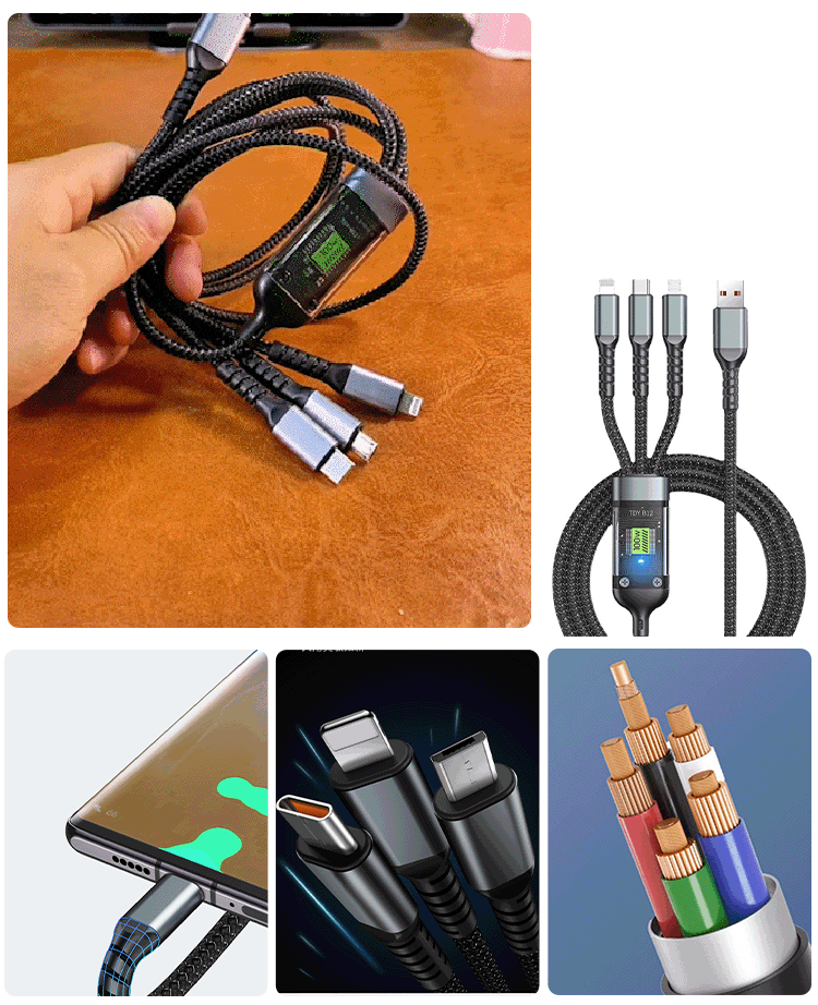 Lisslune | Super Fast Charging 3-in-1 Data Cable