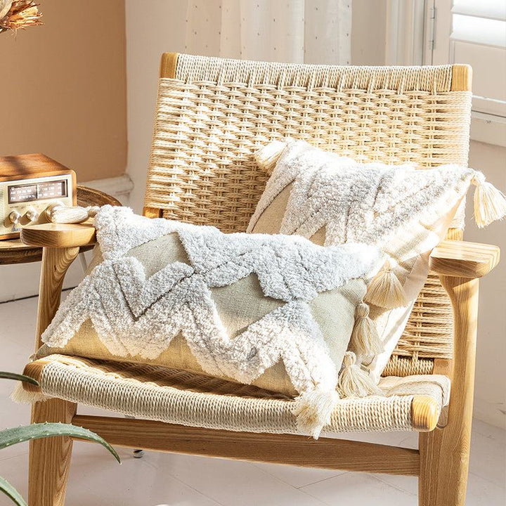 Rynx Bohemian Geometry Tufted Pillow