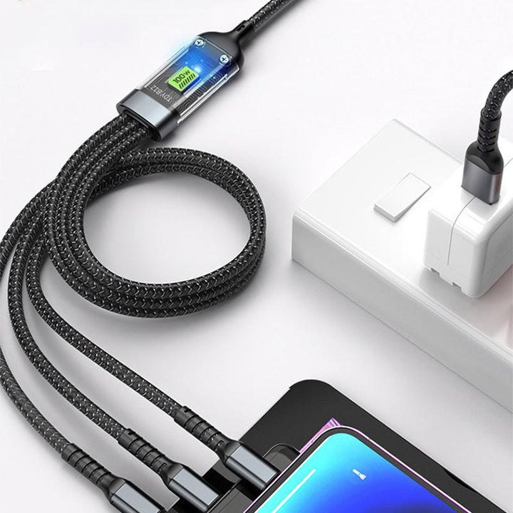 Lisslune | Super Fast Charging 3-in-1 Data Cable